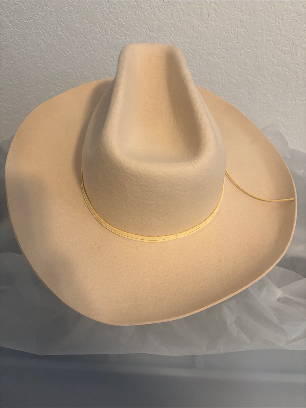 Lack Of Color Ivory Goldfinger Wide Brim 100% Wool Hat SZ XL Desert Boho NWT - Picture 3 of 13